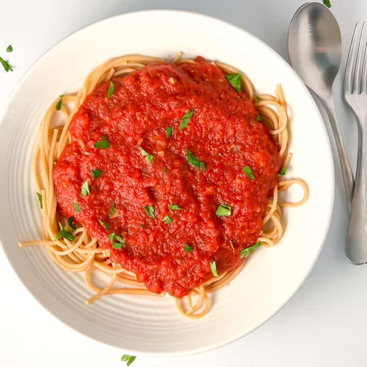 Best Vegan Spaghetti Sauce Daniel's Plate