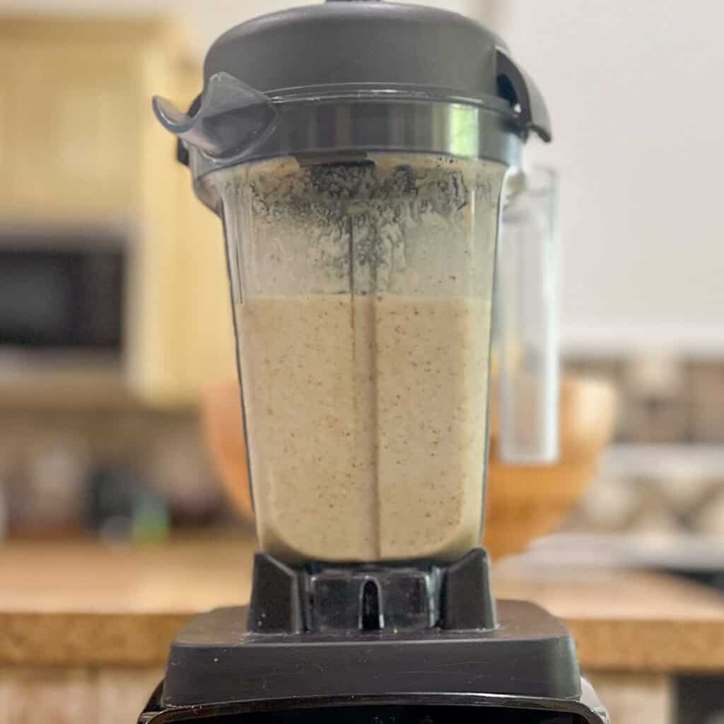 Ants on a log smoothie in the blender.